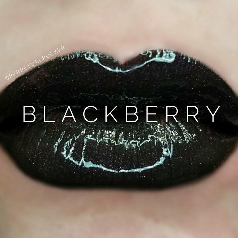 LipSense Blackberry Samples All-Day Black Lipstick
